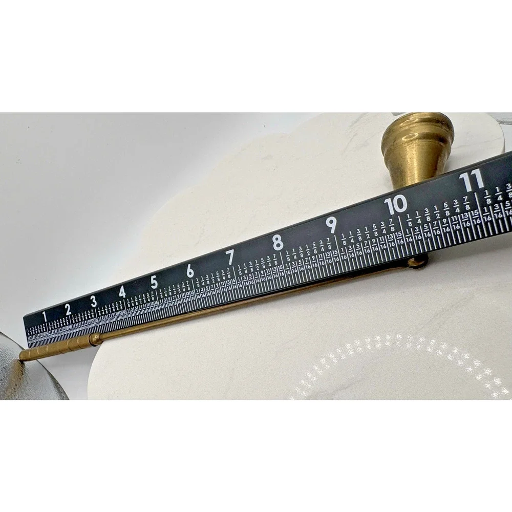 Brass Candle Snuffer Hinged Cone Snuff 2.5